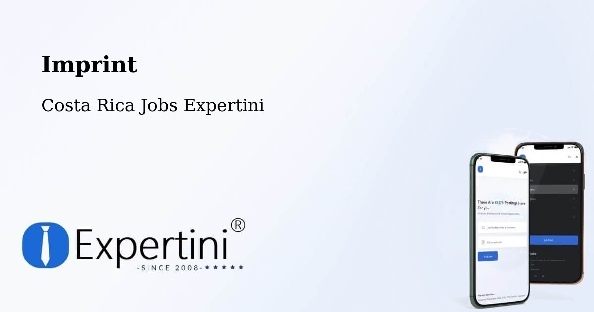 Imprint – San Vicente - Costa Rica Jobs Expertini